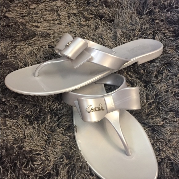 Coach Shoes - Coach Sandals!!!! Size 8! Only worn twice!!!